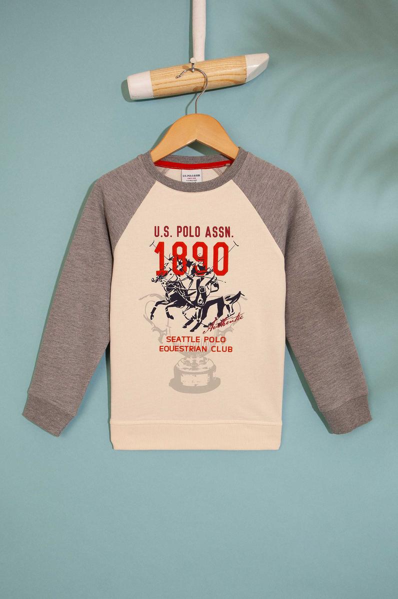 Çocuk Gri Sweatshirt