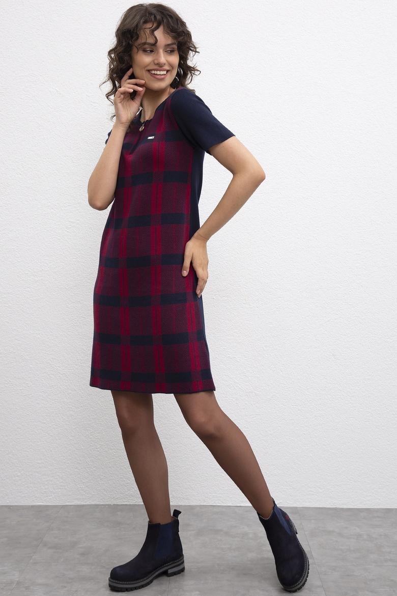 Kadın Lacivert Triko Elbise - 50213222005