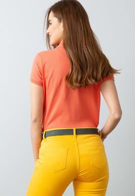 Kadın Somon Polo Yaka T-Shirt - 50198886209