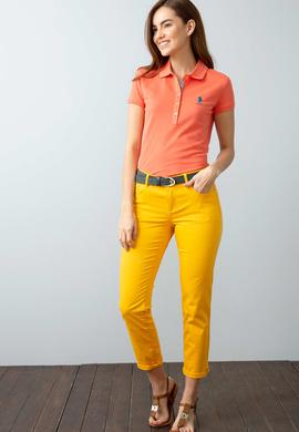 Kadın Somon Polo Yaka T-Shirt - 50198886209