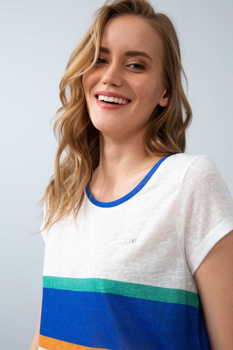 Kadın Beyaz Tişört - 50202181004