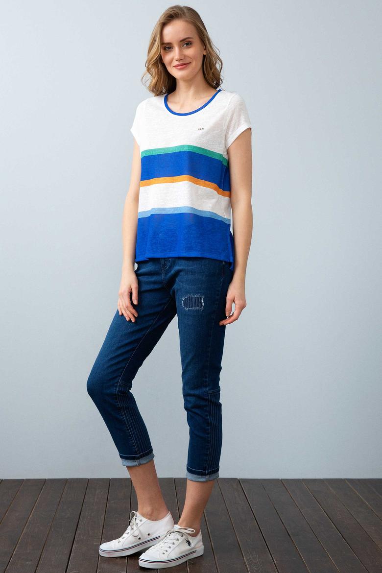 Kadın Beyaz Tişört - 50202181004