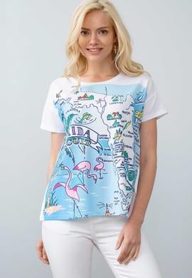 Kadın Beyaz Tişört - 50202751004