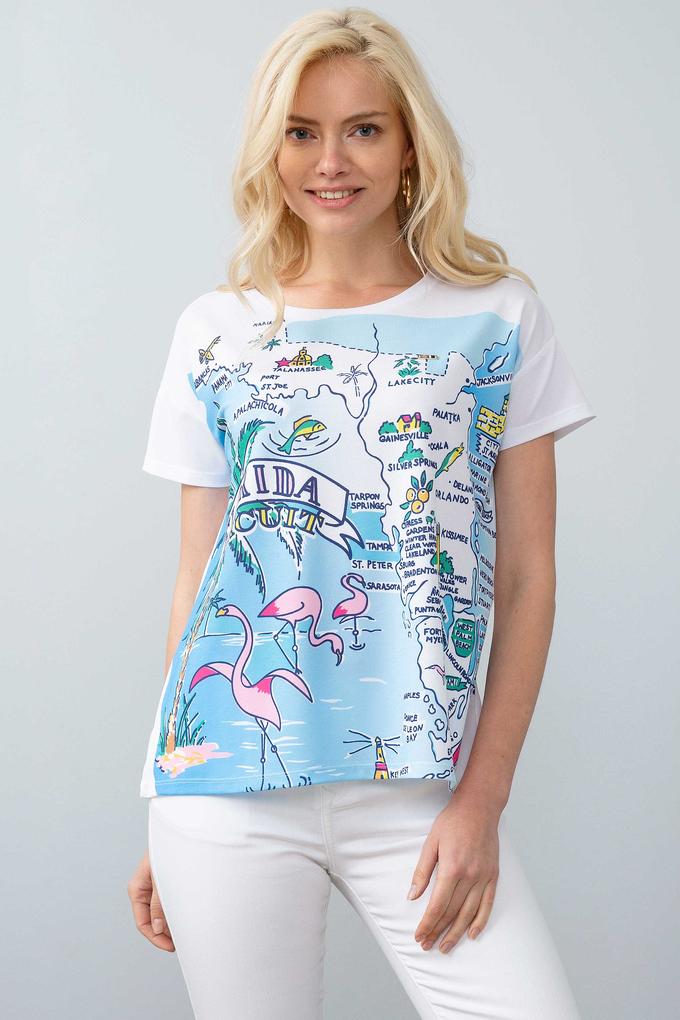 Kadın Beyaz Tişört