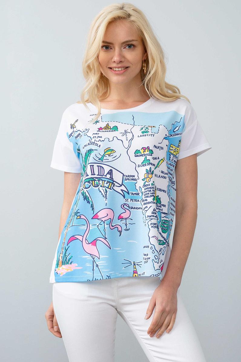 Kadın Beyaz Tişört