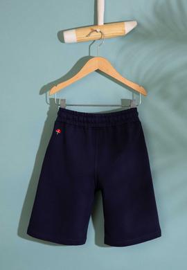 Çocuk Lacivert Örme Şort - 50205288013