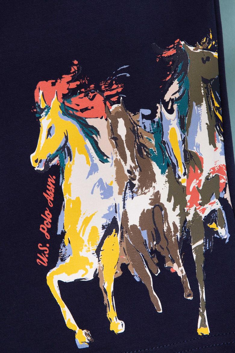 Çocuk Lacivert Örme Şort - 50205288013