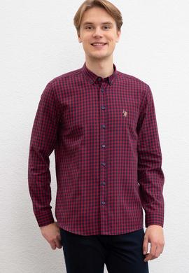 Erkek Bordo Gömlek - 50208722001