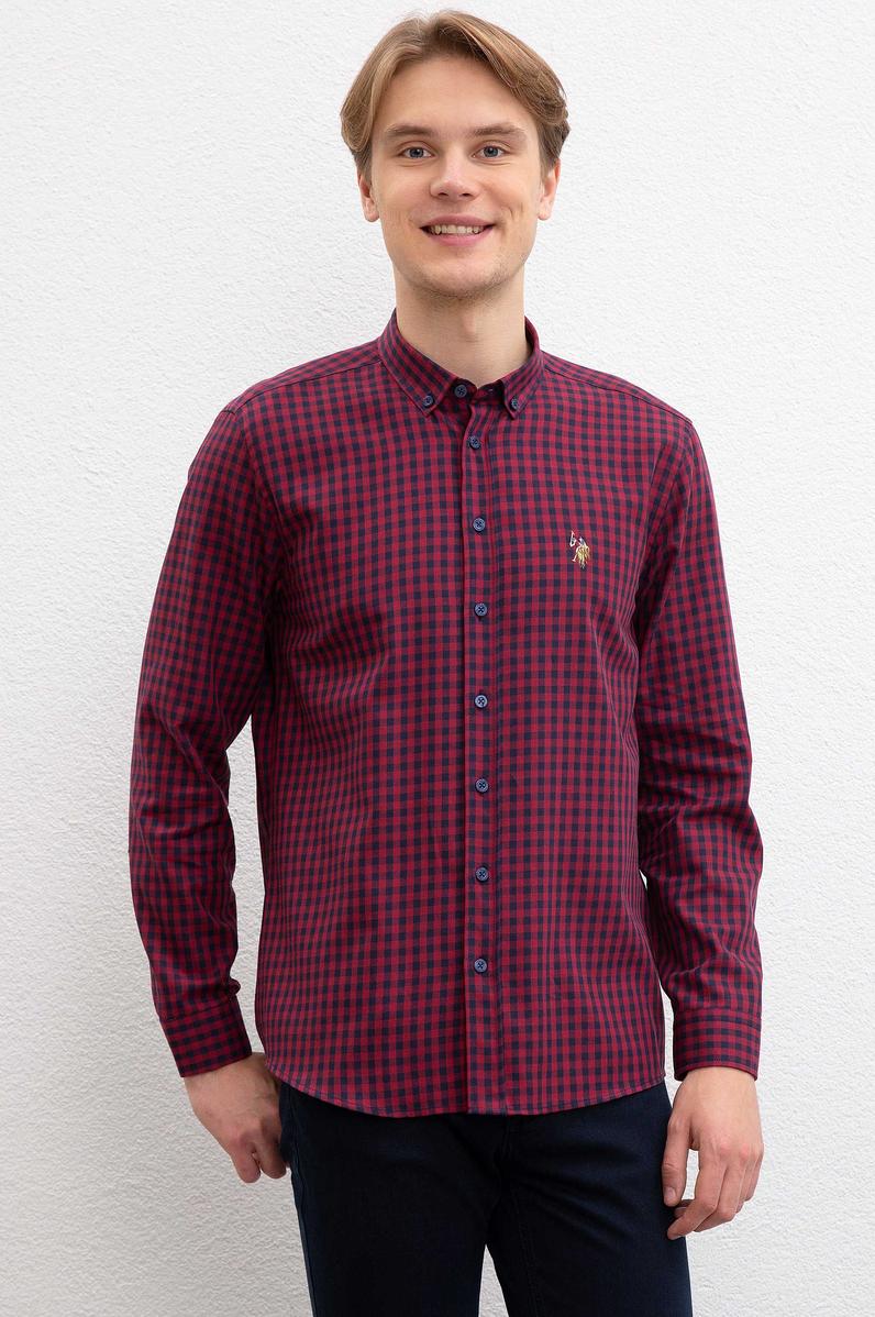 Erkek Bordo Gömlek