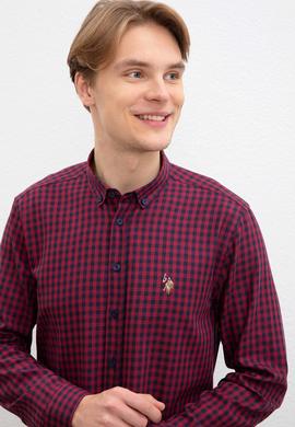 Erkek Bordo Gömlek - 50208722001