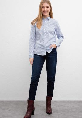 Kadın Mavi Gömlek - 50219970022