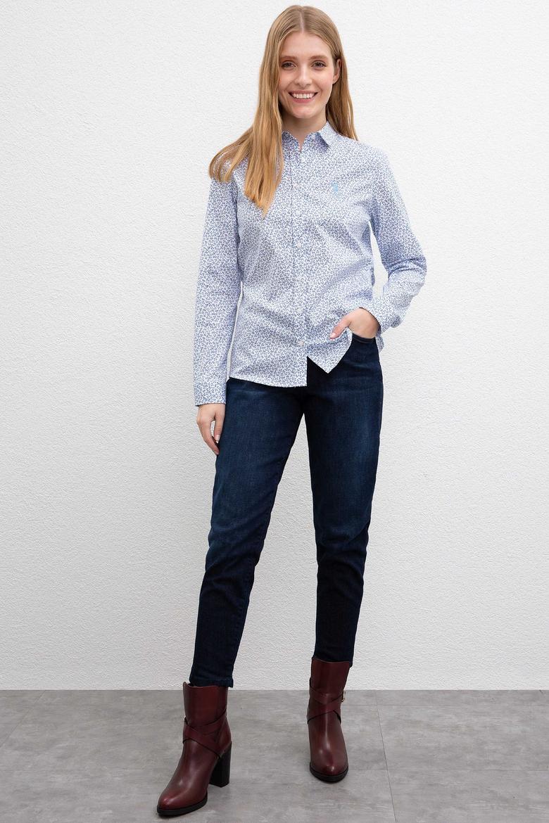 Kadın Mavi Gömlek - 50219970022