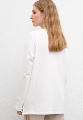 Kadın Ekru Sweatshirt - 50206531006