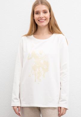 Kadın Ekru Sweatshirt - 50206531006