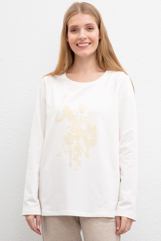 Kadın Ekru Sweatshirt