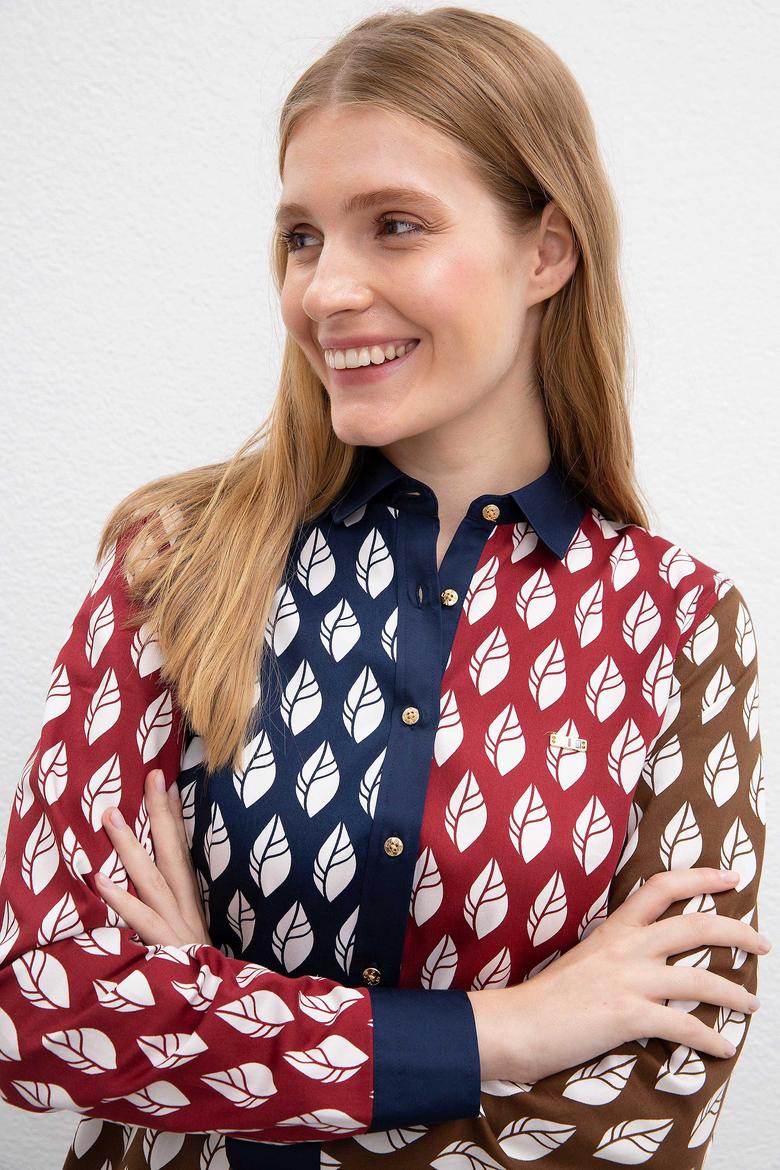 Kadın Lacivert Gömlek - 50207161003