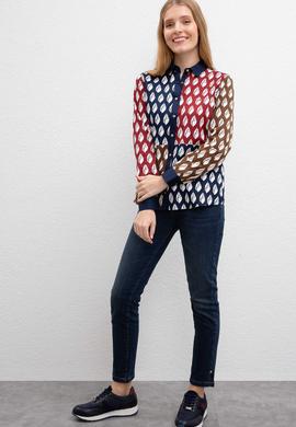 Kadın Lacivert Gömlek - 50207161003