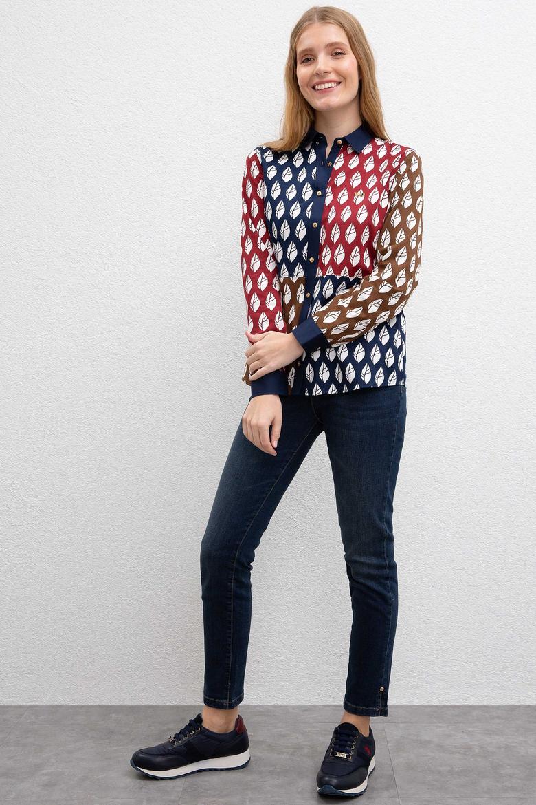 Kadın Lacivert Gömlek - 50207161003