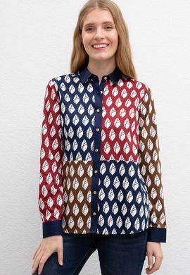 Kadın Lacivert Gömlek - 50207161003