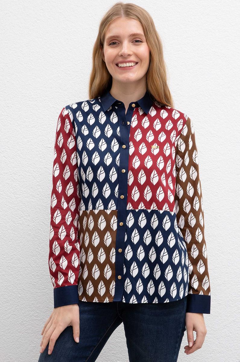 Kadın Lacivert Gömlek