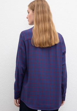 Kadın Lacivert Gömlek - 50207166006