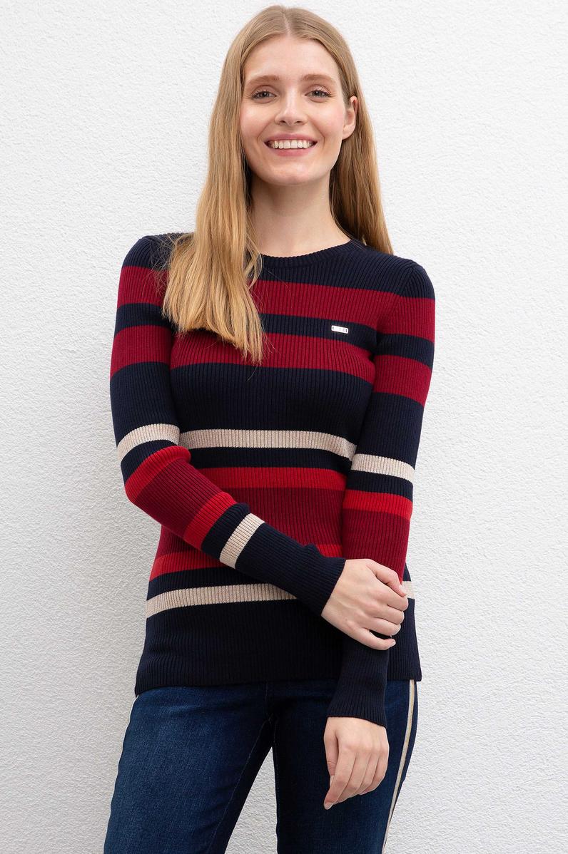 Kadın Lacivert Kazak