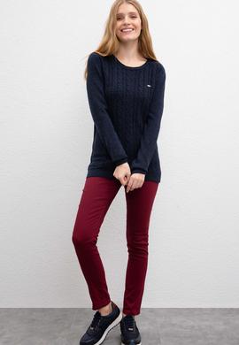 Kadın Lacivert Kazak - 50207615003