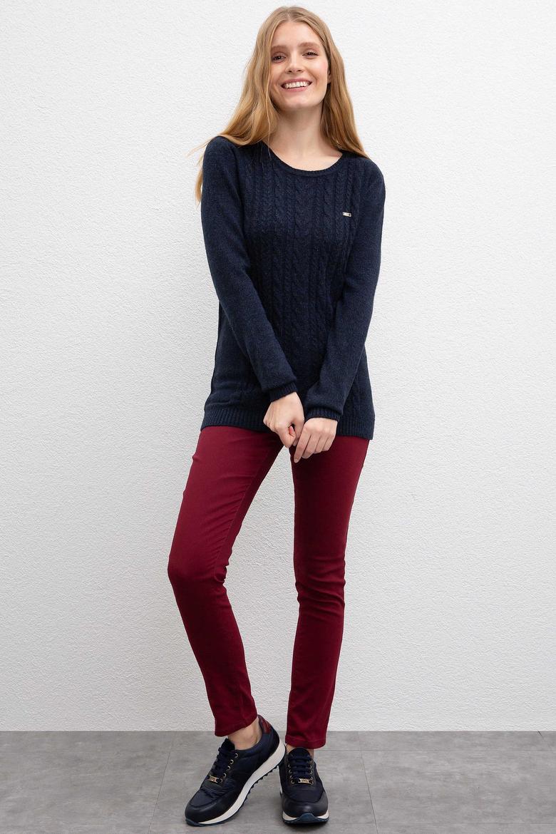 Kadın Lacivert Kazak - 50207615003