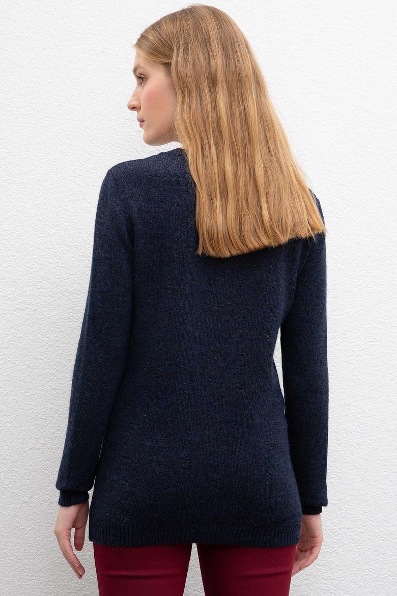 Kadın Lacivert Kazak - 50207615003