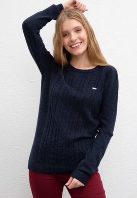 Kadın Lacivert Kazak - 50207615003