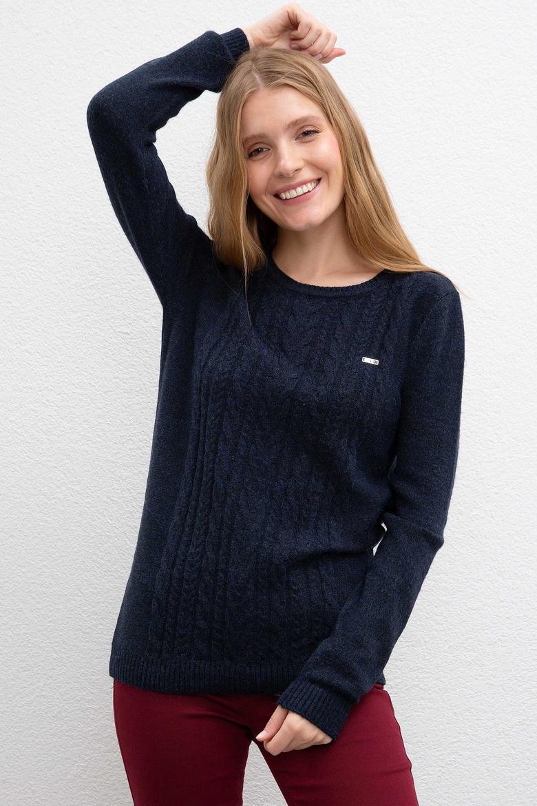 Kadın Lacivert Kazak - 50207615003