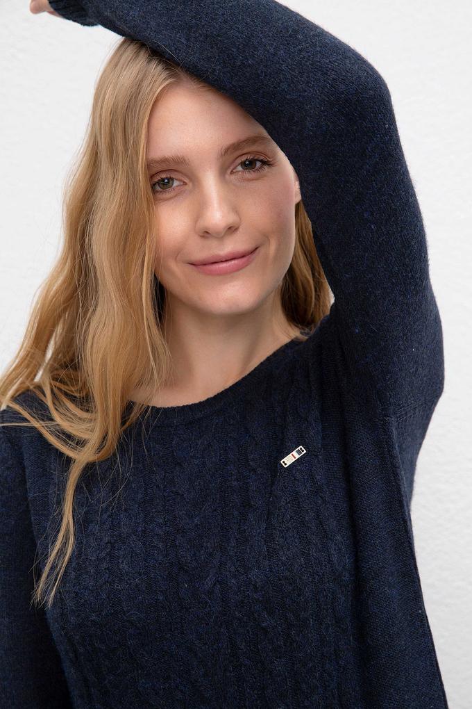 Kadın Lacivert Kazak