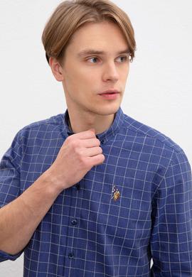 Erkek İndigo Uzun Kollu Gömlek - 50207871014