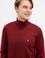 Erkek Bordo Balıkçı Yaka Triko Kazak Basic