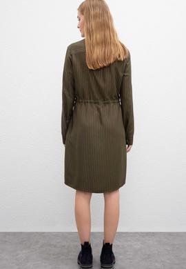 Kadın Yeşil Dokuma Elbise - 50207465020