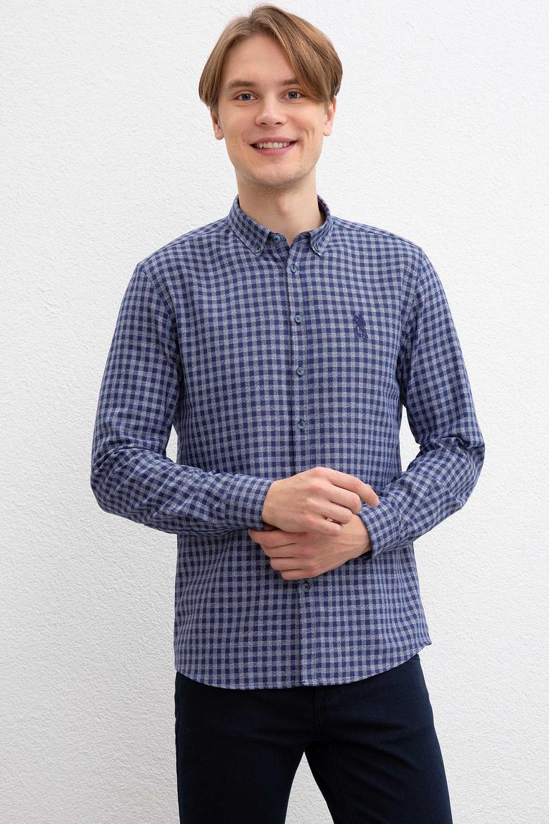 Erkek Lacivert Gömlek