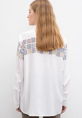 Kadın Yeşil Gömlek Uzunkol - 50207955012