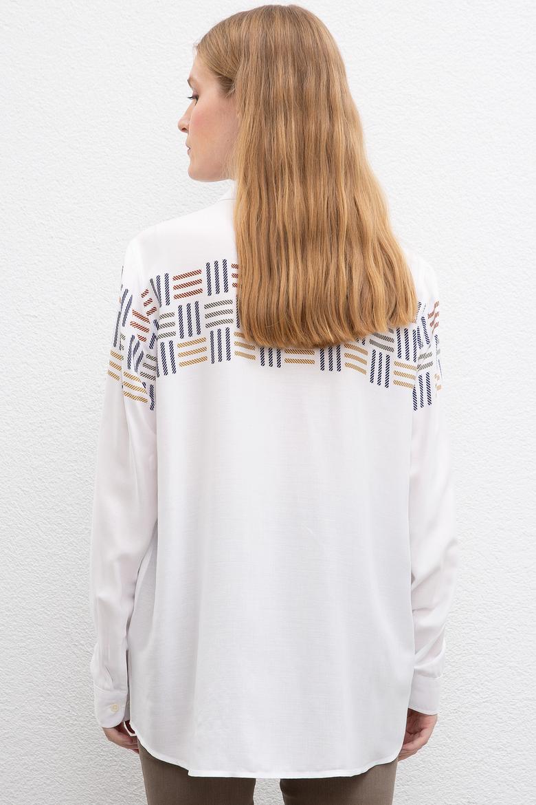 Kadın Yeşil Gömlek Uzunkol - 50207955012