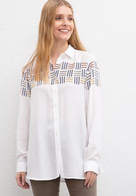 Kadın Yeşil Gömlek Uzunkol - 50207955012