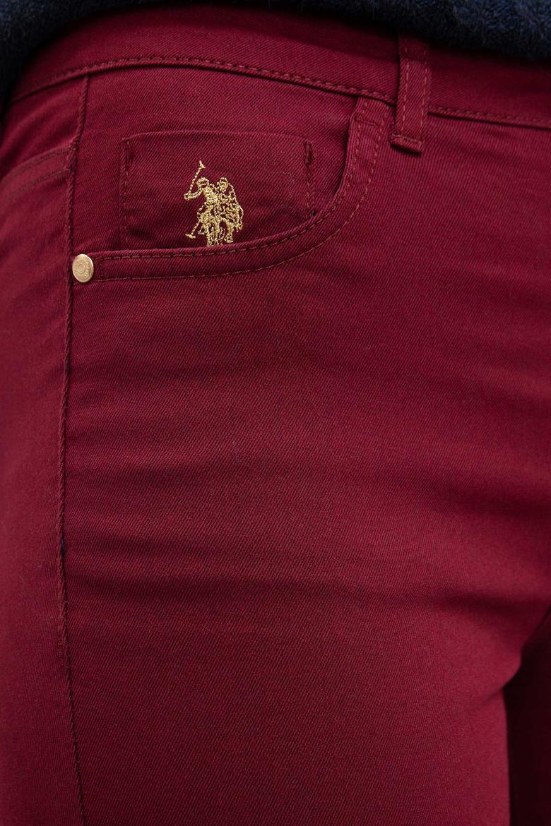 Kadın Bordo Pantolon - 50214037035