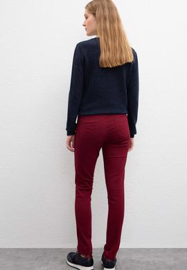 Kadın Bordo Pantolon - 50214037035
