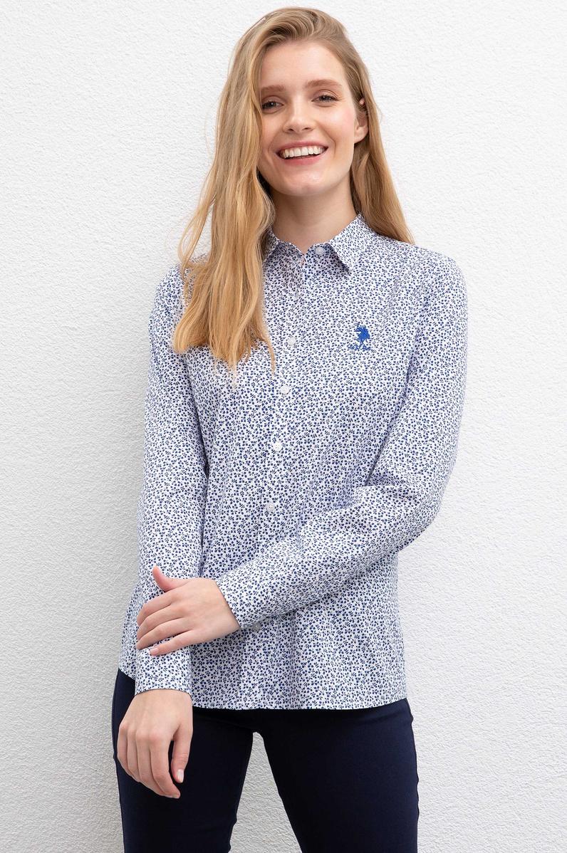 Kadın Lacivert Gömlek