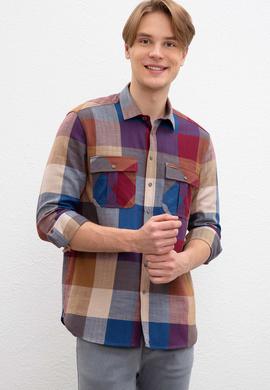 Erkek Bordo Gömlek - 50207290010