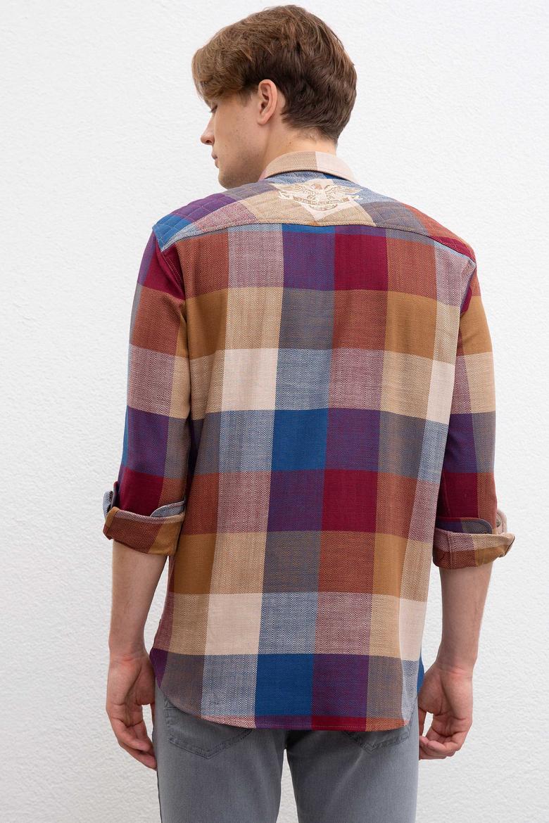 Erkek Bordo Gömlek - 50207290010