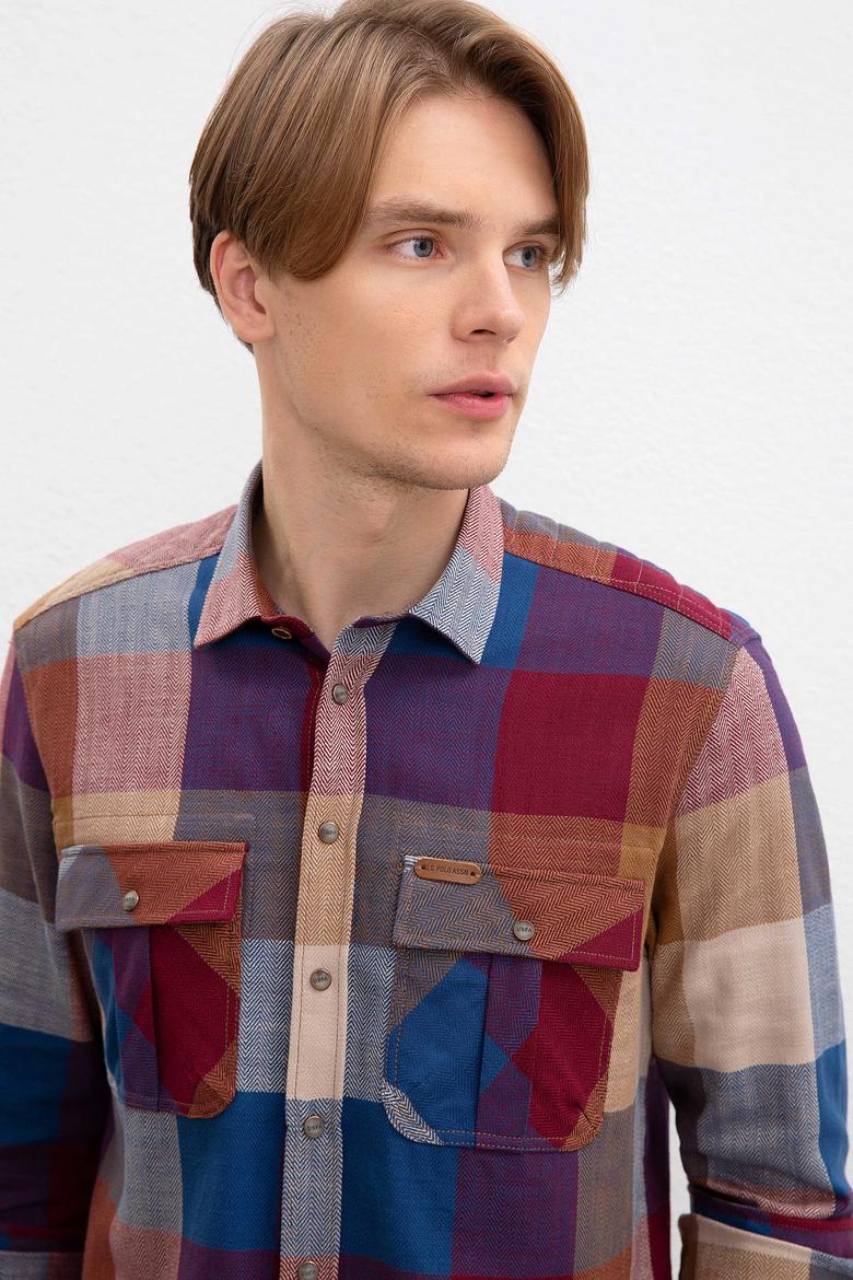 Erkek Bordo Gömlek - 50207290010