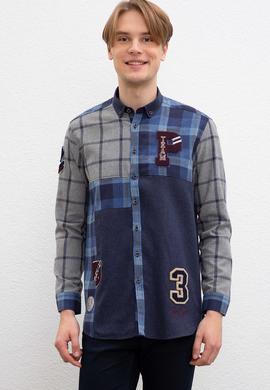 Erkek Lacivert Gömlek Uzunkol - 50207342009