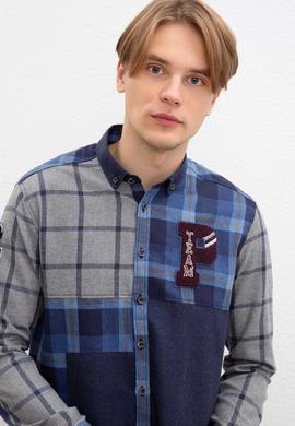 Erkek Lacivert Gömlek Uzunkol - 50207342009