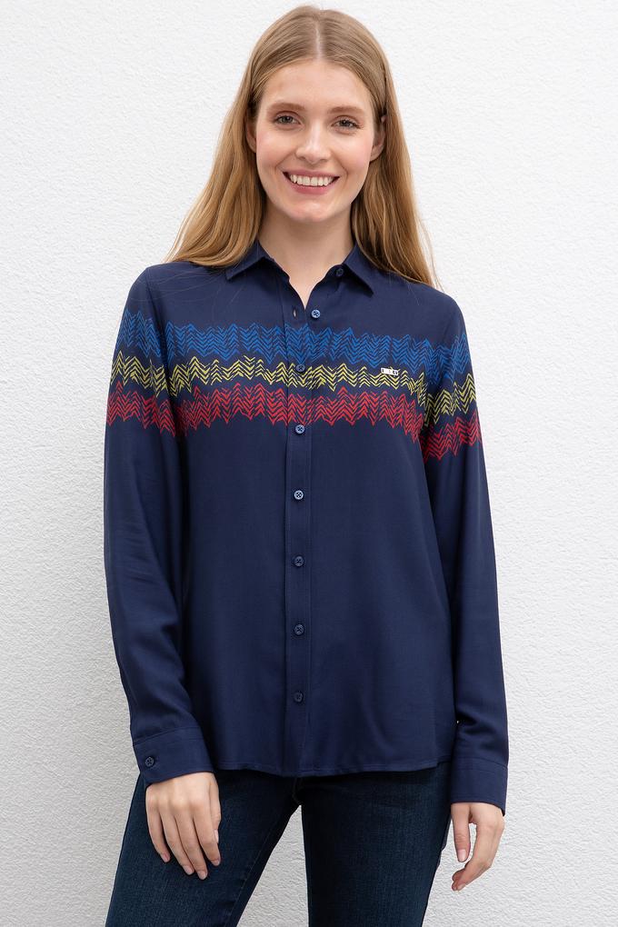 Kadın Lacivert Gömlek