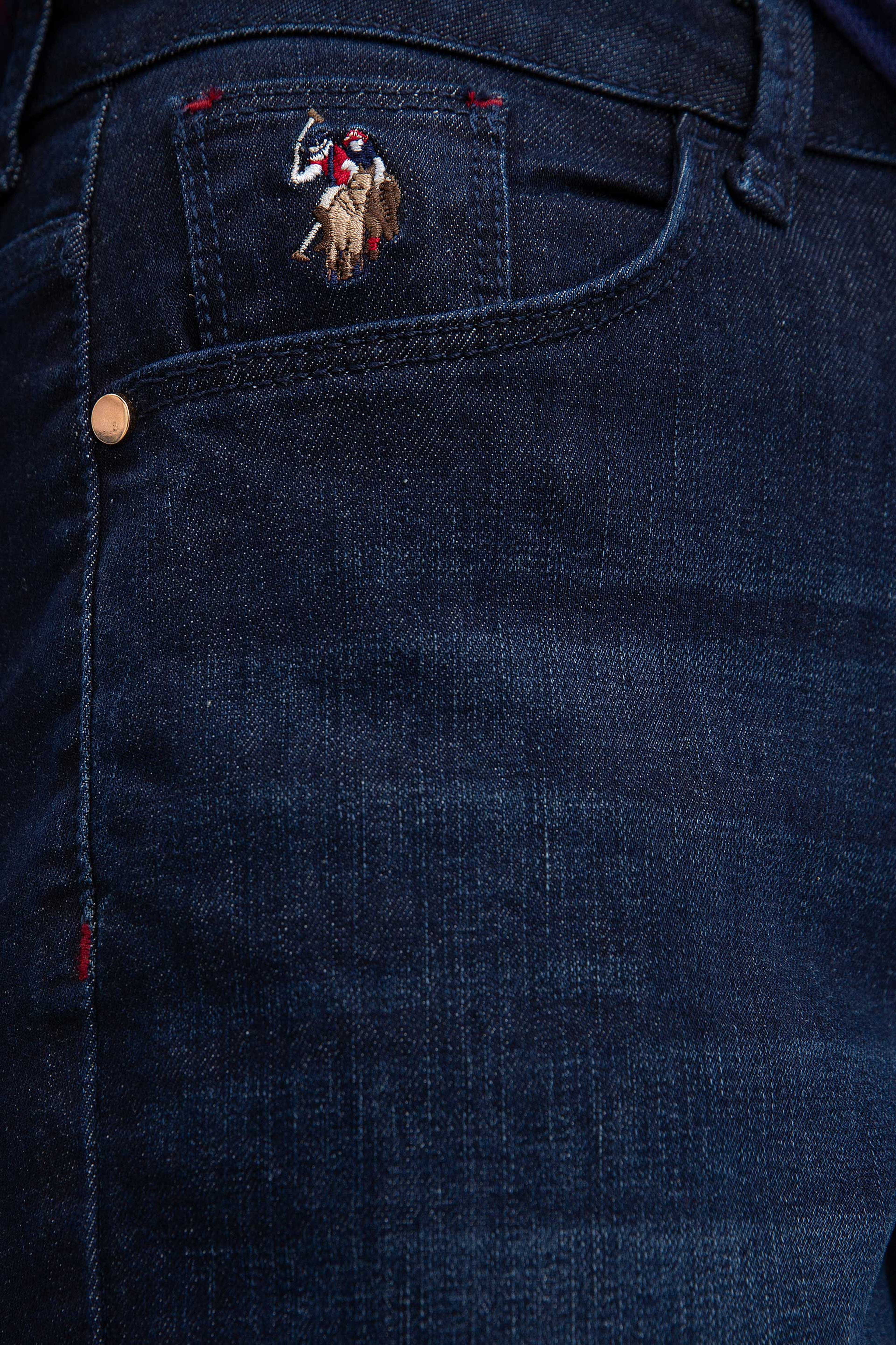 Kadın Mavi Jean Pantolon - Image 4