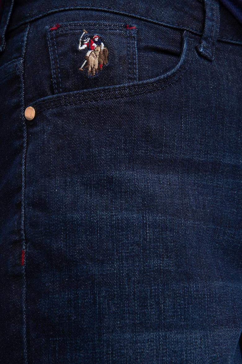 Kadın Mavi Jean Pantolon - 50209490001